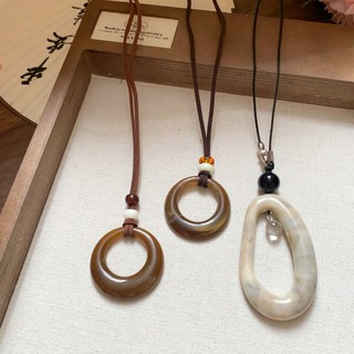 Vòng cổ hình bầu dục boho, phù hợp làm phụ kiện thời trang mỗi ngày