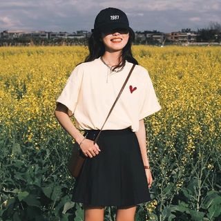 Áo thun nữ oversize baggy 100% cotton, phù hợp thời trang hàng ngày