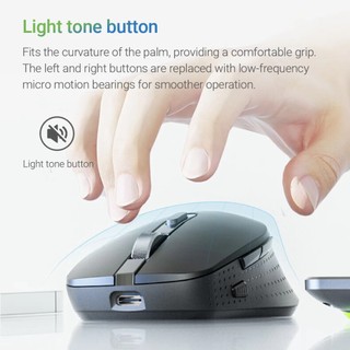 Chuột Bluetooth Không Dây Acer M155 Bluetooth 5.0 / 2.4G Kết Nối Chế Độ Kép Type-C Sạc 800 / 1200 / 1600DPI Cho Công Việc / Học Tập / Chơi Game