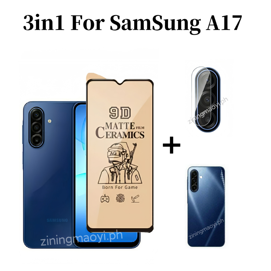 [Hàng có sẵn] Ốp điện thoại trong suốt mềm chống sốc 4in1 Samsung Galaxy A17 cho Samsung Galaxy A56 A26 A36 A16 A06 Phim màng màng và ống kính bằng gốm và phim mặt sau