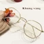 Mắt kính cận thị kính cận có độ sẵn 0.25 - 5.50 độ kính cận nam nữ Thấu kính có thể cắt được Gọng kính phẳng chống ánh sáng xanh phong cách hàn quốc dành cho học sinh 086