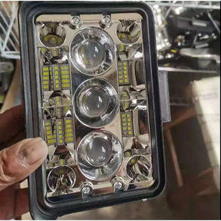 Xe Tải Đèn led Ô Tô Trường Quan Sát Lớn Xa Chùm Thấp Đèn Đảo Chiều Xe Máy Harvester 12v24v48v60v Đa Năng