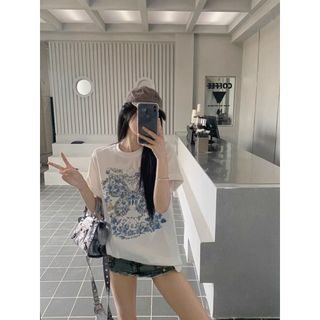 Áo Thun Oversize Baggy Nữ Cotton - Thời Trang Hàng Ngày 2025