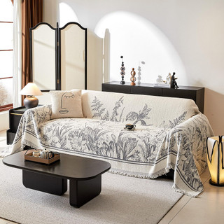 AIMI Vỏ Bọc Ghế Sofa Phong Cách Bohemian Bọc Sofa Trang Trí Nhà Cửa Decor Phù Hợp Với Mọi Mùa Chống Trượt Đa Năng Nhung Bọc Ghế Sofa