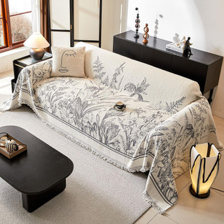AIMI Vỏ Bọc Ghế Sofa Phong Cách Bohemian Bọc Sofa Trang Trí Nhà Cửa Decor Phù Hợp Với Mọi Mùa Chống Trượt Đa Năng Nhung Bọc Ghế Sofa