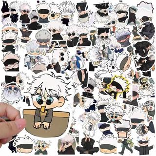 120 Chiếc Anime Chibi Jujutsu Kaisen Dán Graffiti Decal DIY Điện Thoại Laptop Miếng Dán Đồ Chơi Trẻ Em