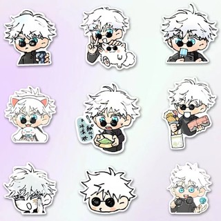 120 Chiếc Anime Chibi Jujutsu Kaisen Dán Graffiti Decal DIY Điện Thoại Laptop Miếng Dán Đồ Chơi Trẻ Em