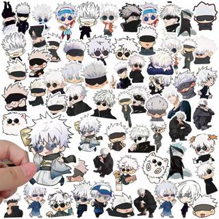 120 Chiếc Anime Chibi Jujutsu Kaisen Dán Graffiti Decal DIY Điện Thoại Laptop Miếng Dán Đồ Chơi Trẻ Em