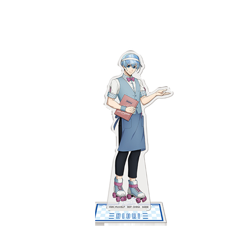 Khóa xanh Ichiban Kuji - Bồi bàn Ver. Bộ chân đế Acrylic Rin Sae Yukimiya Uruma Anime Merch