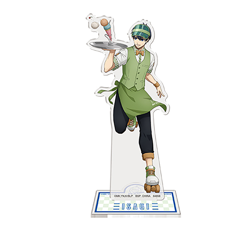 Khóa xanh Ichiban Kuji - Bồi bàn Ver. Bộ chân đế Acrylic Rin Sae Yukimiya Uruma Anime Merch