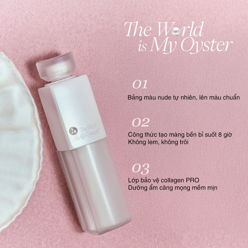 [Pearl Collection] Son bóng ngọc trai JOOCYEE Essence Glazed Rouge dưỡng ẩm căng bóng lâu trôi - 3.5g | BigBuy360 - bigbuy360.vn