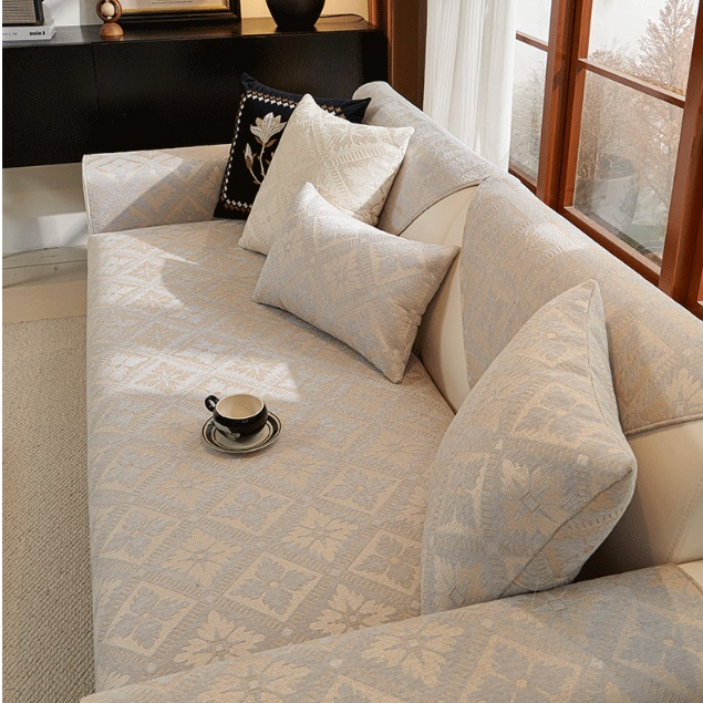 Vỏ bọc ghế sofa, Đa chức năng hiện đại chống trượt Chenille Sofa Chăn-Pet Bảo vệ, Thích hợp cho ghế sofa hình chữ L
