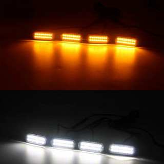 Đèn LED Lưới Tản Nhiệt Trước Cho Xe Toyota HiLux revo Đèn Chạy Ban Ngày Bánh Xe Lông Mày Đèn Cho Xe Bán Tải Offroad 12V