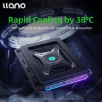 Tấm làm mát máy tính xách tay Llano V10 được trang bị máy tính xách tay chơi game làm mát nhanh Turbo-Fan có giá đỡ có thể điều chỉnh phù hợp cho máy tính xách tay 13-17,3 inch — ảnh 1