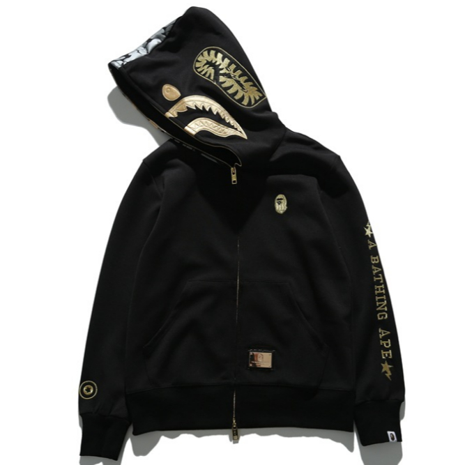 BAPE Mới Áo Khoác Hoodie Họa Tiết Rằn Ri Phối Cá Tính 0812 | Shopee ...