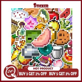 Bộ 50 Miếng Dán Trò Chơi Minecraft DIY Điện Thoại Hành Lý Ván Trượt Trang Trí Chống Thấm Nước Miếng Dán Đồ Chơi