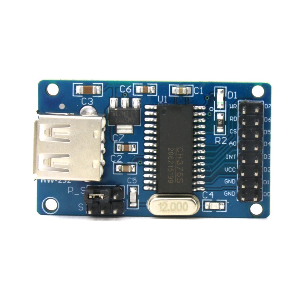 CH376S Chip U Disk Reading Viết USB Mô-đun giao diện chính STM32 Bảng ...