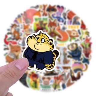 62 Chiếc Dễ Thương Disney Zootopia Dán Hoạt Hình Judy Hopps Nick Wilde Anime Đề Can DIY Laptop Trẻ Em Đồ Chơi