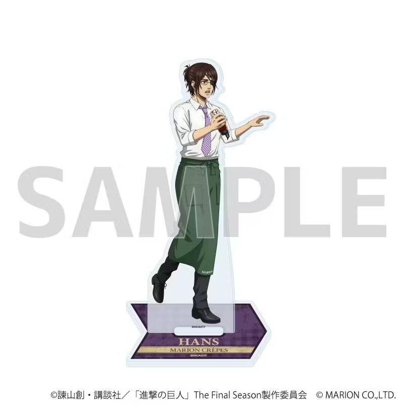 Tấn Công Titan Levi Ackerman Acrylic Đứng Super Mario Crossover Fan Art Anime Hình Sưu Tập