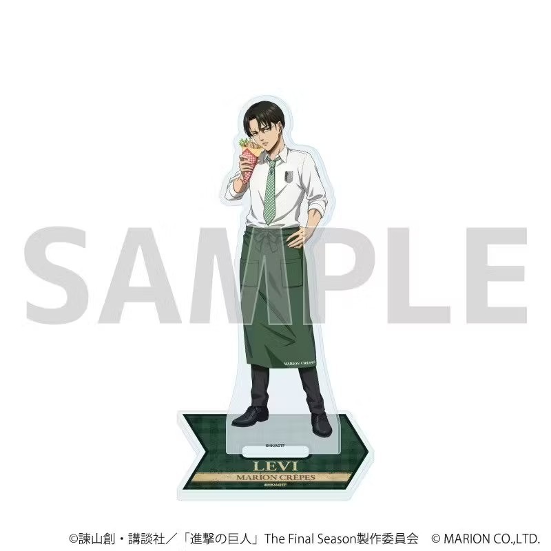 Tấn Công Titan Levi Ackerman Acrylic Đứng Super Mario Crossover Fan Art Anime Hình Sưu Tập