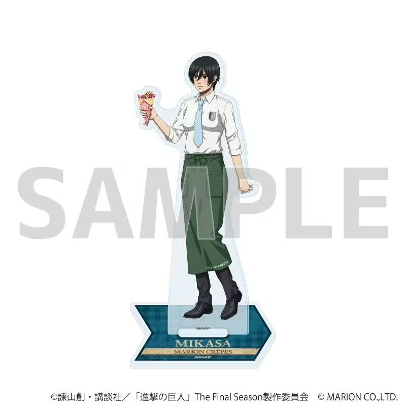 Tấn Công Titan Levi Ackerman Acrylic Đứng Super Mario Crossover Fan Art Anime Hình Sưu Tập