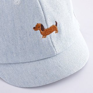 Mũ thêu màu trơn cho trẻ em Mũ bóng chày Denim cho bé trai Thích hợp cho bé 6-24 tháng tuổi
