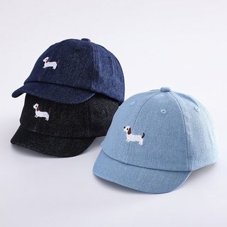 Mũ thêu màu trơn cho trẻ em Mũ bóng chày Denim cho bé trai Thích hợp cho bé 6-24 tháng tuổi