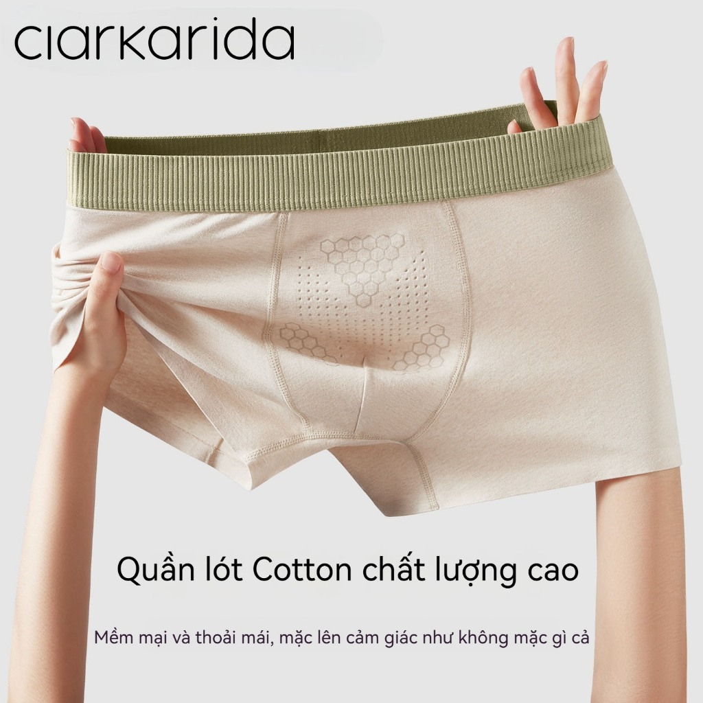 ClarKarida Combo 3 quần lót nam Chất liệu Cotton kháng khuẩn 1012 ...