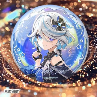 Phụ kiện cosplay Furina Genshin Impact - Huy hiệu trâm cài thời trang