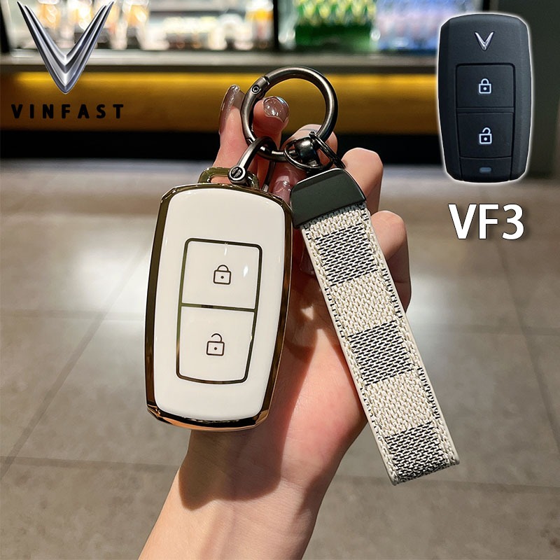 Ốp Chìa Khóa VF3 Từ Xa Xe Móc Bọc chìa khóa Vinfast VF3 Remote Key ...