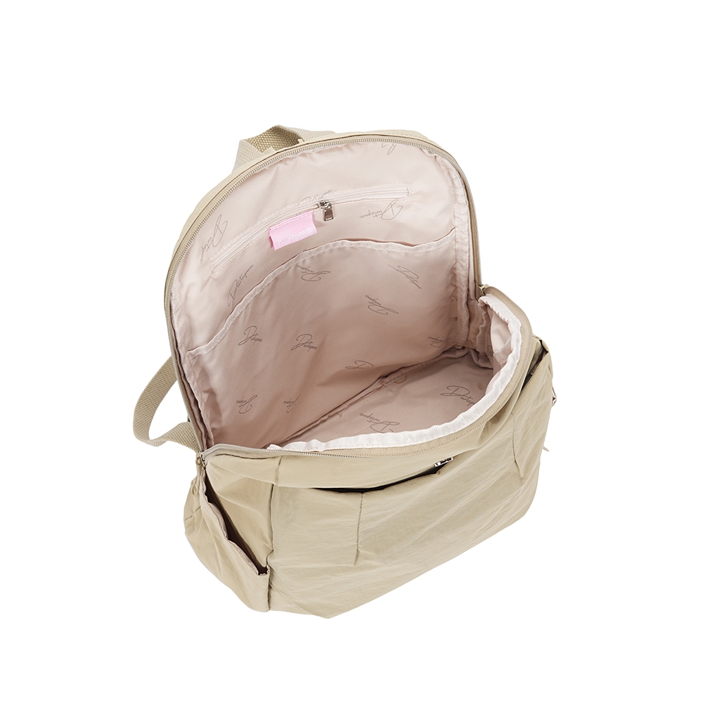 [Durlapue]（Mùa quay lại trường học）Ba lô nylon unisex công suất lớn nhiều màu thời trang