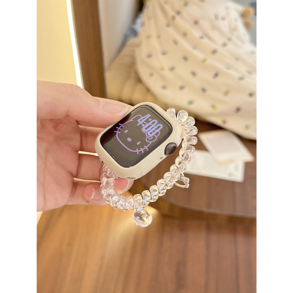 Dây Điện Thoại Nữ Starlight Vỏ Mềm Co Giãn Phụ Kiện Thời Trang Cho Apple Watch S11 SE3 S10 S9 S8 SE S7 S6 46mm 42mm 40mm 44mm 41mm 45mm Iwatch Band