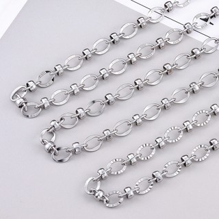 Hạt dây xích hình bầu dục chống nước, không phai màu, phụ kiện DIY làm vòng tay, vòng cổ trang sức