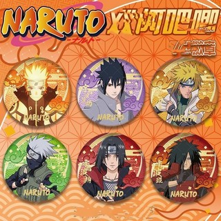 Anime Naruto Shippuden - Huy Hiệu Nút Cài Áo Cho Sasuke và Itachi, Phù Hợp cho Cosplay hoặc Quà Tặng