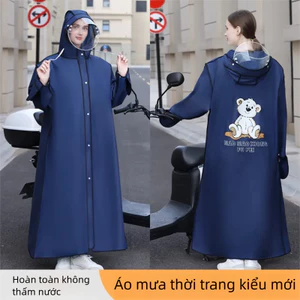 【Gấu nhỏ】Exquisite áo mưa 1 người，Vải EVA dày, mềm mại và thoáng khí Có thể được sử dụng như một chiếc áo mưa xe máy