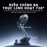 chính hãng LISEN QI2 Giá đỡ điện thoại từ tính ô tô xoay 360 độ Kiêm Sạc Nhanh Không Giá đỡ điện thoại chân không sạc không dây ô tô thoại gắn taplo kính lái trên ô tô giá đỡ điện thoại chân không để bàn làm việc — ảnh 7