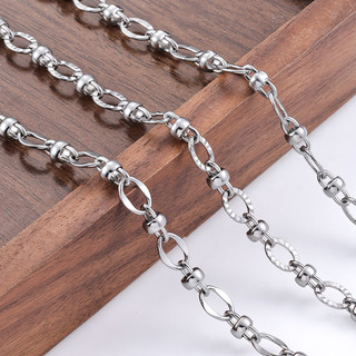 Hạt dây xích hình bầu dục chống nước, không phai màu, phụ kiện DIY làm vòng tay, vòng cổ trang sức