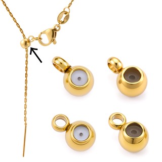 Hạt Định Vị Vòng Hàn Chữ Thập Mạ Vàng 18K Phù Hợp Cho Người Nhạy Cảm Với Kim Loại