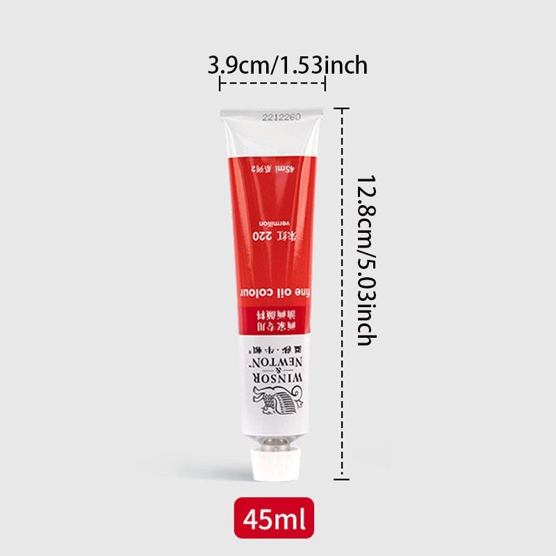 Sơn dầu Windsor Newton Dành cho họa sĩ chỉ dành cho người mới bắt đầu Tranh sơn dầu hình ống đơn sắc tố / Nồi dầu đôi 45ml