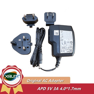 Dành Cho Dell Wyse 3040 Powe Cung Cấp APD 5V 3A 2A AC Adapter WA-15I05R Sạc 4.0mm * 1.7mm