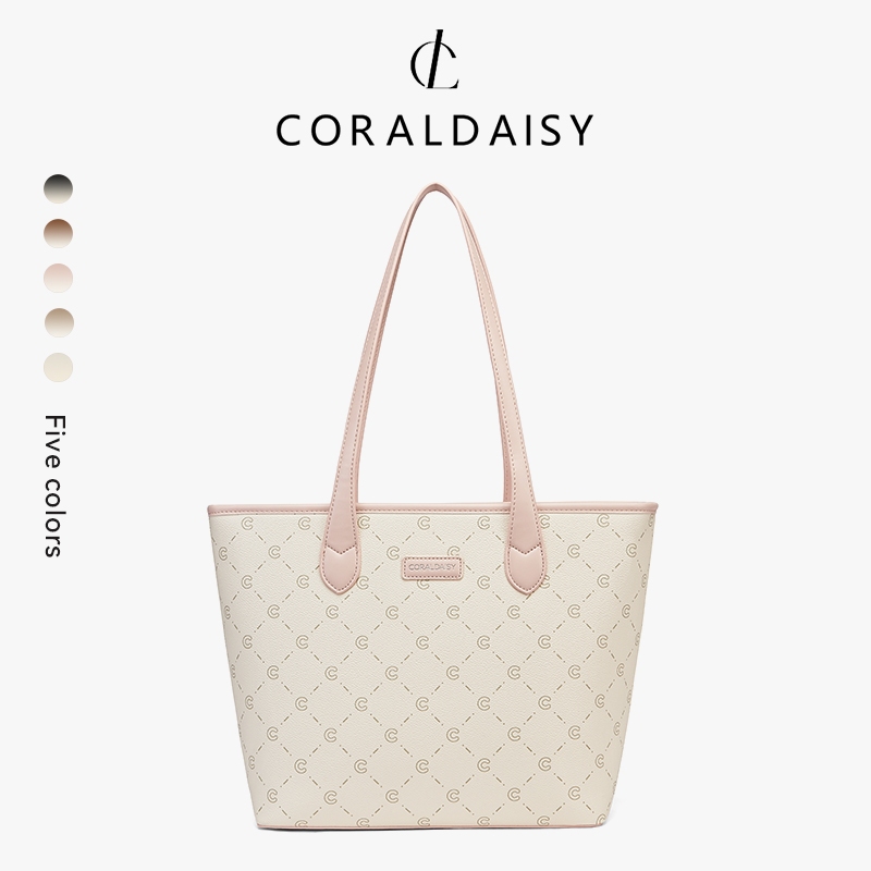 CORALDAISY 2026 Túi Tote Nữ Túi Đeo Vai Thời Trang Thanh Lịch Túi Nữ