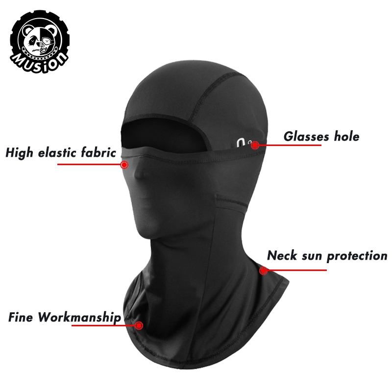 Musion Kem Chống Nắng Ice Silk Full Face - Mặt Nạ Balaclava Thoáng Khí Cho Xe Máy, Bảo Vệ Tia UV