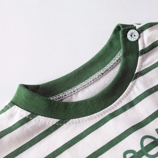 Quần Áo Trẻ Em Mùa Hè Bé Trai Cotton Hoạt Hình Dễ Thương Khủng Long Xanh Mềm Mại Và Thoải Mái (0 - 6 Tuổi)
