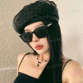 Mới Ngôi Sao Hàn Quốc Mèo Mắt Kính Mát Dành Cho Nữ Thời Trang Gradient Chống Bức Xạ Khung Đen Kính Ngoài Trời Chống Tia UV Sắc Thái