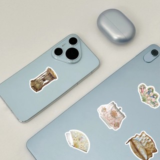 Bộ 50 Retro Court INS Phong Cách Miếng Dán Hành Lý Laptop Đàn Guitar Nhật Ký Chống Thấm Nước Trang Trí Miếng Dán