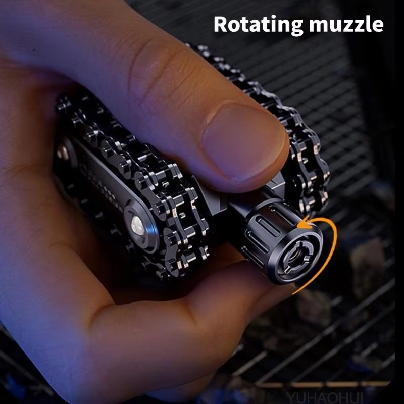 1 Edc Xe Tăng Ratchet Fidget Con Lăn Từ Thẻ Đẩy Cơ Khí Dây Xích Bánh Răng Xoay Tấm Đẩy Giảm Áp Đồ Chơi Kim Loại Đầu Ngón Tay Con Quay Hồi Chuyển Đồ Chơi