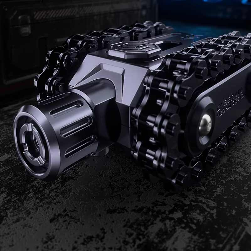 1 Edc Xe Tăng Ratchet Fidget Con Lăn Từ Thẻ Đẩy Cơ Khí Dây Xích Bánh Răng Xoay Tấm Đẩy Giảm Áp Đồ Chơi Kim Loại Đầu Ngón Tay Con Quay Hồi Chuyển Đồ Chơi