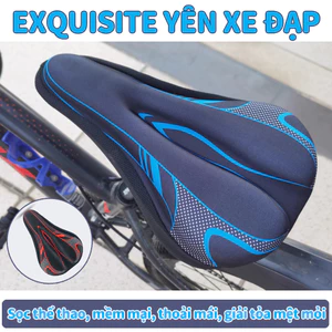 cử động Vỏ bọc yên xe đạp bằng silicon dày dặn chất lượng cao，Siêu mềm， dễ chịu