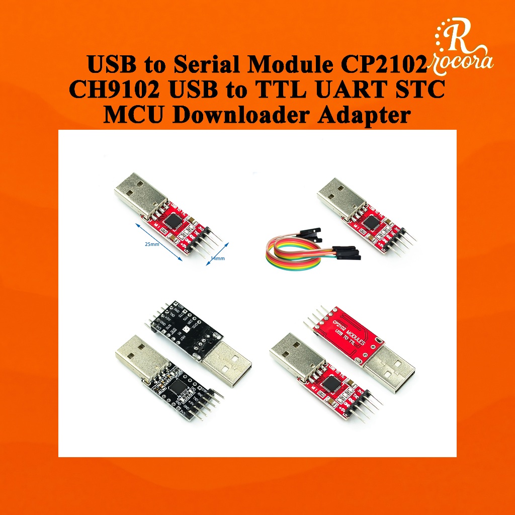 USB sang Serial Module CP2102 CH9102 USB sang TTL UART STC MCU Bộ ...