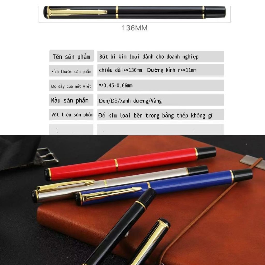 Bút ký khắc tên, bút hộp quà tặng nam nữ, bút kinh doanh, món quà ý nghĩa cho bạn bè, người yêu, giáo viên